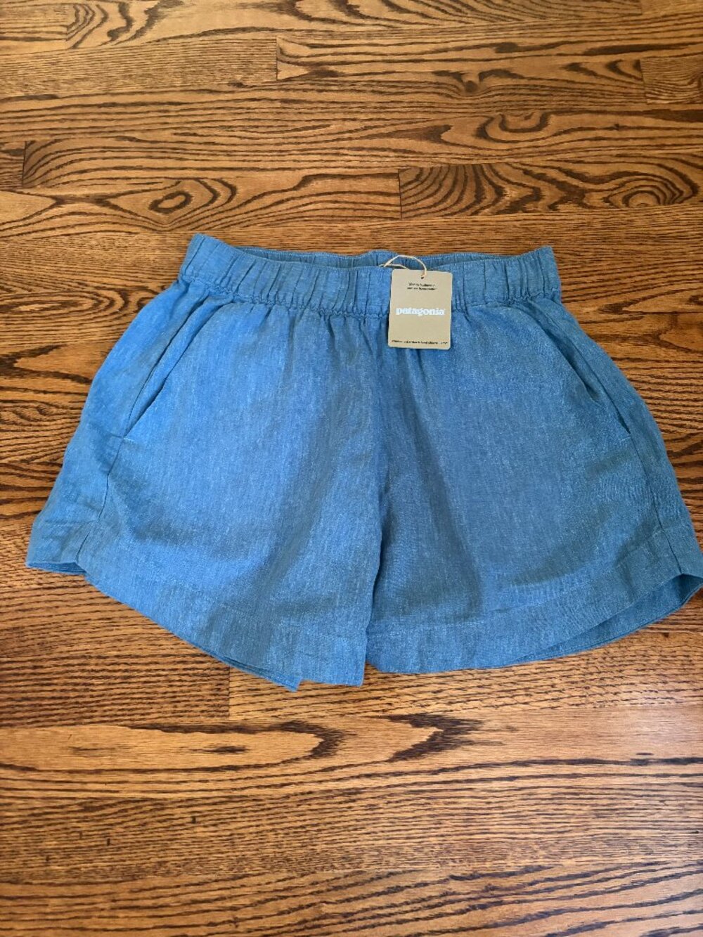 New! Patagonia Small Women's Garden Island Shorts NWT Whole Weave:Still Blue $59